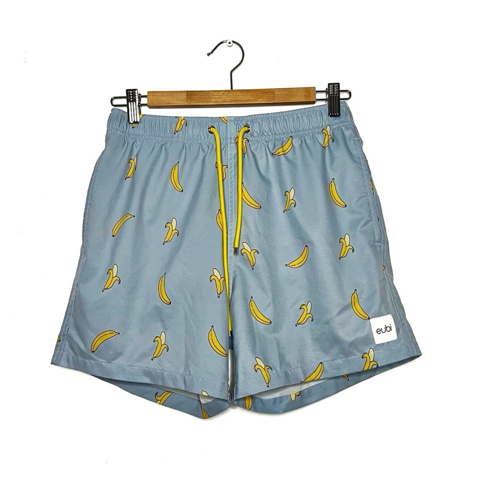 Eubi | Banana Print Swim Trunks